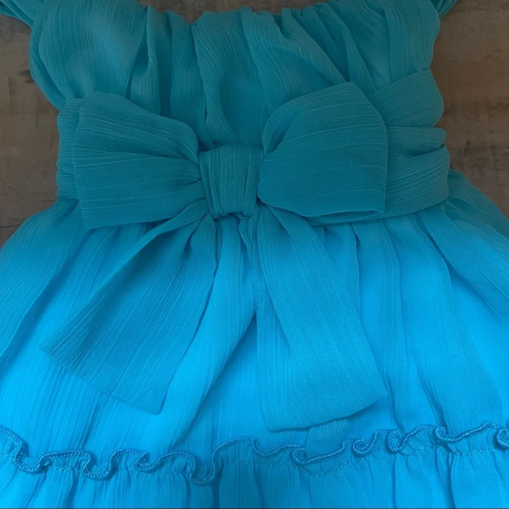 Koala Kids Blue Tiered Sundress​